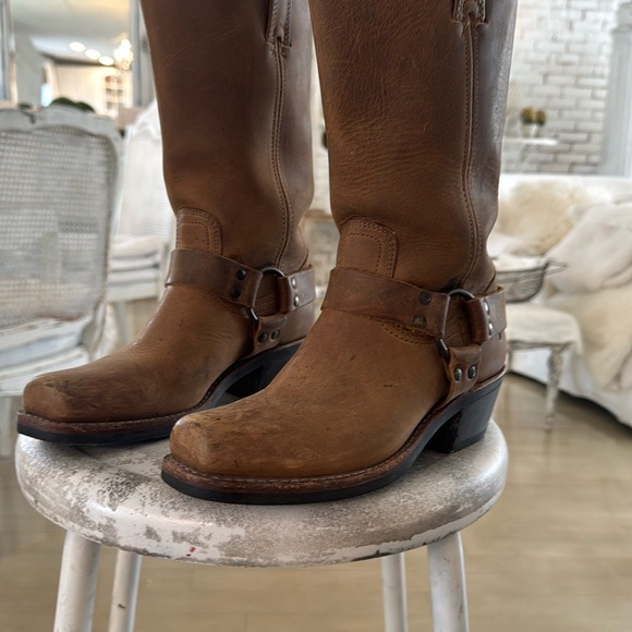 Frye Shoes - Frye Brown Leather Riding Boots only worn a couple of times